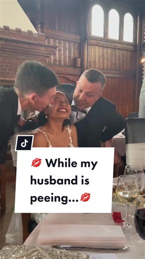Wedding Kissing Game: Fun Kisses While Husband is Peeking