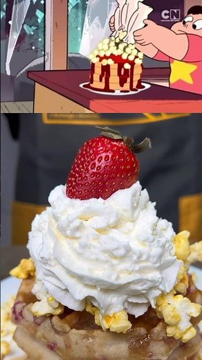 Together Breakfast from Steven Universe #waffles #popcorn #munchies #followformore