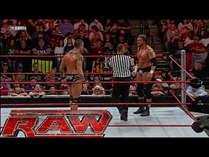 Randy Orton vs Triple H RAW Mar 03,2008