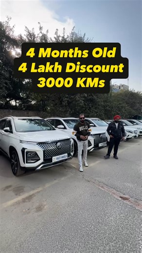 Infoarun vlogs on Instagram: "4 Months Old 4 Lakh Discount . . #mghector #luxurycars #carslifestyle"