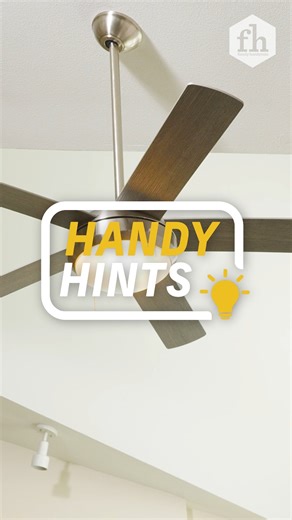Bet you've never thought to clean your ceiling fans this way! #cleaninghack #cleaningtip #ceilingfan #howtoclean | Family Handyman