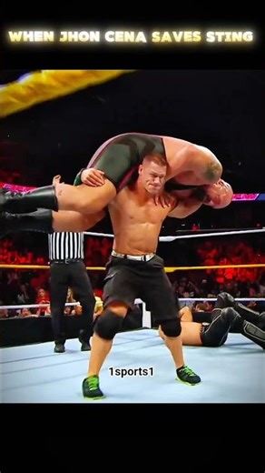 🔥“John Cena Arrives to Save Sting!”🔥 from Big Show and Seth Rollins #wwe #shorts #romanreigns #viral