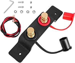 Wztepeng Battery Jump Post Kit Compatible with Can Am X3 Polaris Race Car Mower Diesel Boat etc. UTV Car Remote Battery Terminals Relocation Kit ATV TRUCKS Battery Jump Post