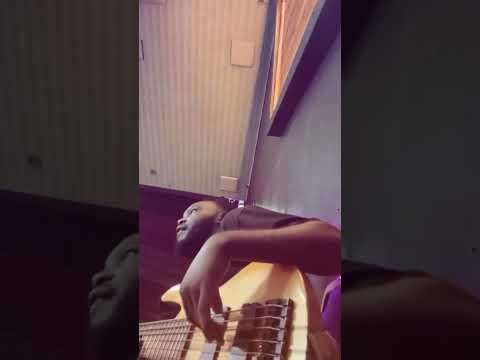 Ishimwe Bass playing “Yesu Aracyakiza” by Alarm Ministries during Boanerges Gospel Choir practice.