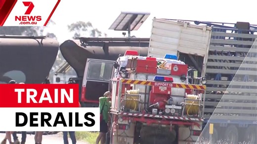 Train derails after truck collision in NSW