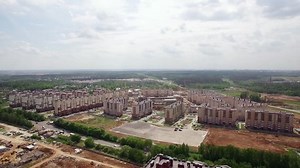 Aerial Spring View New Built Apartment Stock Footage Video (100% Royalty-free) 1022043688 | Shutterstock