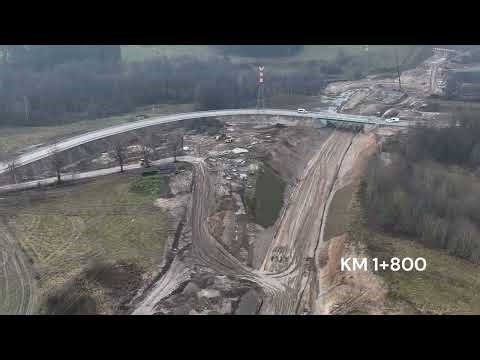 DK65 - Obwodnica Gąsek - film z powietrza - Grudzień 2025