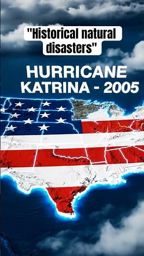 HURRICANE KATRINA 2005 🌪️ #foryou #naturaldisaster #usa #3danimation #mapanimation #geography#facts