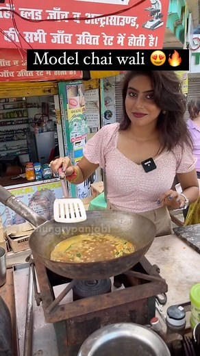32M views · 10K reactions | Model Chai Wali ❤️…. Location Engineering College,near Indian oil petrol pump (Lucknow) @thehungrypanjabi_ #viral #model #modeling #chai #wali #trending #food #foodblogger #instagram #thehungrypanjabi #reels #foodie #healthyfood #lucknow #woman #girls | Ravneet Bawa | Facebook