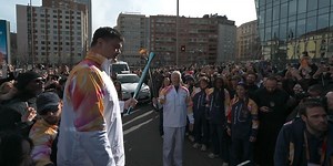 Yao Ming involved in torch relay at Milan Cortina Olympics