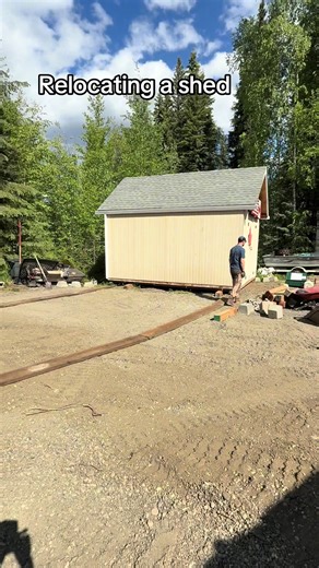 Relocating a Shed with Hilman Rollers