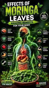 Moringa Leaves: 10 Powerful Health Benefits Explained in 3D | New Human Body Health 2026