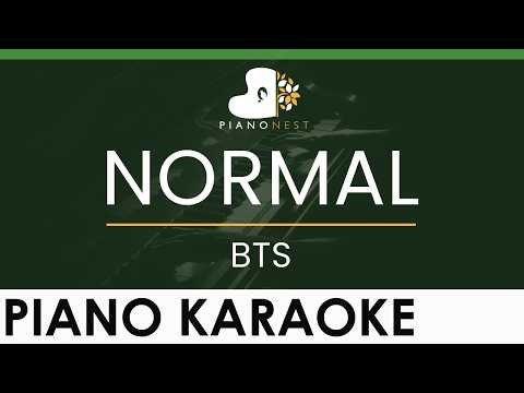 BTS - NORMAL - LOWER Key (Piano Karaoke Instrumental)
