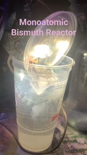 Monoatomic Bismuth reactor, making that antigravity material? #metamaterial