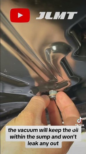 Oil Drain / Sump Plug Change Without Draining Your Oil! #oil #workshop #mechanictricks