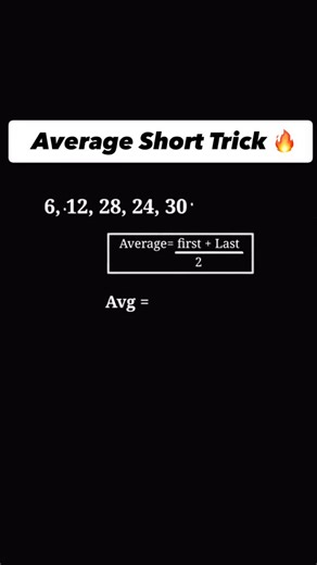 Unlock_math_potential on Instagram: "Average short tricks involve using properties of series (like middle term for consecutive numbers), deviation method (change in average = change in item/count), and specific formulas for natural/even/odd numbers, plus rules for new members/replacements, to quickly find averages without full summation, saving time in exams by focusing on changes or patterns. Core Concepts & Formulas • Basic Average: Sum of values / Number of values. • Consecutive Numbers: For 