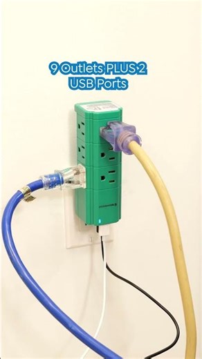 Tech Impressions 2-Pack Swivel Power Strips for Up to 11 Devices | HSN