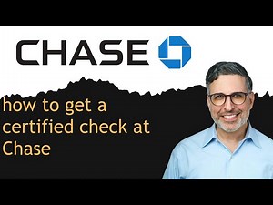 how to get a certified check at Chase