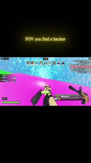 POV you find a hacker in Roblox RIVALS