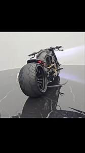 Big Monster V-Rod custom by Dubai Choppers | DarkKustom.com