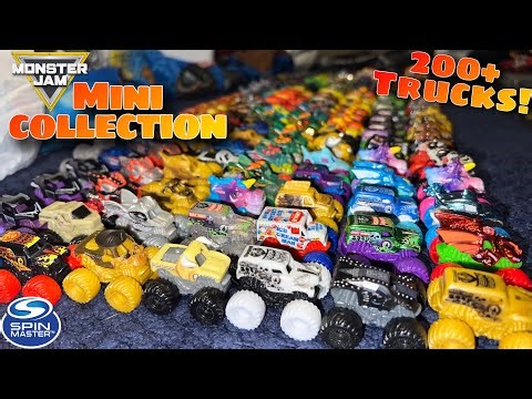 Monster Jam Truck Minis COLLECTION 2025 (OVER 200 TRUCKS)