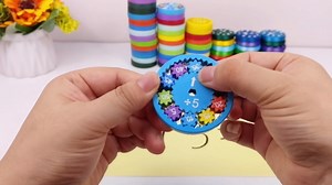 Color Numbers Math Fidget Spinners Toys，Math Fact Fidget Spinners for Kids，Number Learning Spinners Toys，Rotatable Circle Chat Game Fidget Toys for Adults Kids (Multiplication Division 9 Pcs)