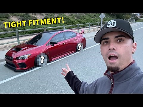 My Bagged WRX STI Gets The PERFECT NEW WHEEL SETUP!