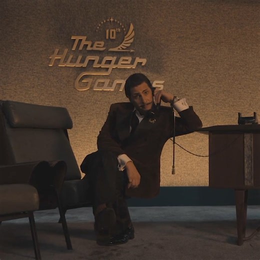 The first-ever host of the Hunger Games, Lucretius ‘Lucky’ Flickerman | The Hunger Games