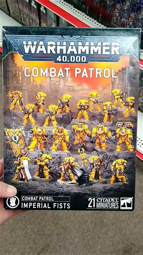 "Imperial Fists: Combat Patrol."