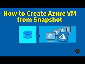 How to create Azure VM using Snapshot | Create VM from Snapshot