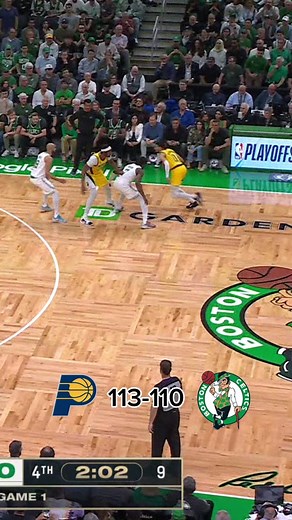 Game 1 ends in the #fantasticfinish as the @Boston Celtics secure the W at home ‼️☘️ #NBA #nbahighlights