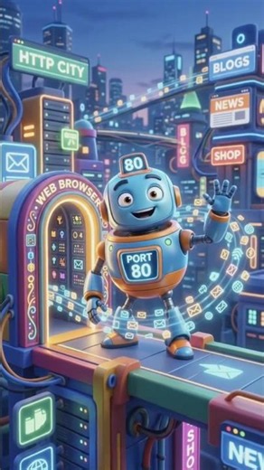 Port 80: I deliver web pages from servers to browsers across the internet