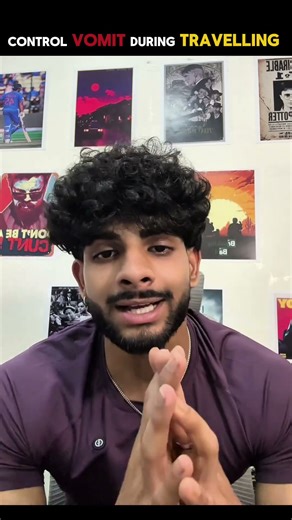 How to control vomit during travelling 🫀🌻