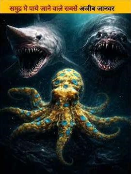 🌊😱 समुद्र के अंदर छिपे 3 रहस्यमयी और खतरनाक जीव | Scary Ocean Facts in Hindi