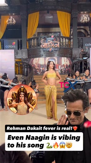 TCX.official on Instagram: "Feeling the Rehman dakait fever! 🔥 Even Naagin’s grooving to it 🐍 . . . . . Follow - @tellychakkar . . . . . #dhurandhar #naagin #priyankachaharchoudhary #tellychakkar #tcx"
