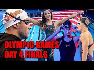 2024 OLYMPIC GAMES | Swimming Day 4 Finals LIVE