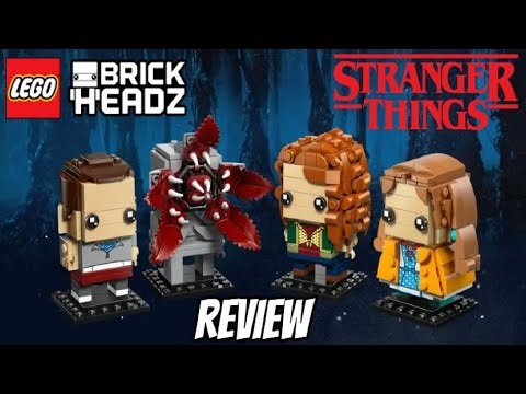 Lego Stranger Things 40879 Brick Headz Eleven, Max, Demogorgon & Holly Set Review