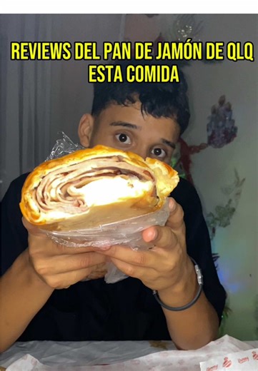 Reviews Del pan de jamón de @Qlq esta comida @Fernando Andres bro te quedo nítido #parati #foryo #review #venezuela #pandejamon