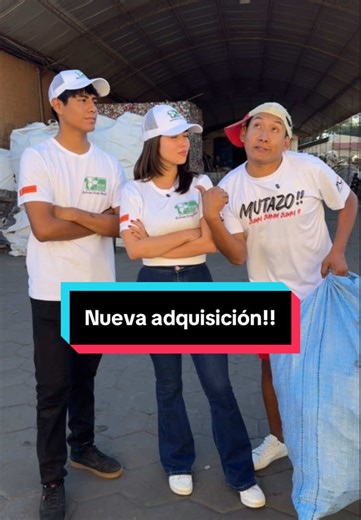 Nuestra nueva adquisición 🙈 Actores🎭 : @Carlos Daniel @Tiluchitv @Cielo #BSMRECYCLING