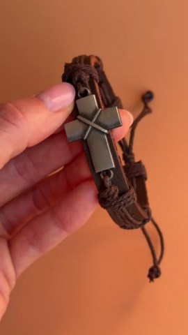 Leather Cross Bracelet for Men – Adjustable Christian Wristband, Faith Jewelry Gift, Men’s Leather Bracelet - Etsy