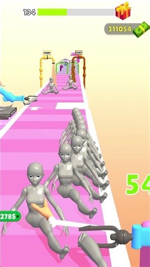 Baap or Beti ki jori 😄! Doll Factory Runner #shorts#gaming#shortsgame#foryou#gameplay#games