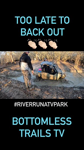 2.9K views · 20 reactions | A little extra help and she got it! #bottomlesstrailstv #riverrunatvpark #mud #riding #water #trails #friends #sendit | Bottomless Trails TV | Facebook