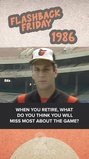 FLASHBACK FRIDAY: In 1986 a young Cal Ripken Jr. looks into what the future will look like once he retires. Cal ended up retiring after the 2001 season. ⚾️#flashbackfriday #flashback #history #FBF #baseball #birdland #orioles Baltimore Orioles Cal Ripken Jr | WMAR-2 News Baltimore
