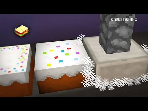 Minecraft | How to make a Cake Machine