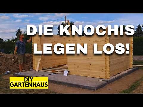 DIY-Gartenhaus: Blockbohlenhaus einfach selber Aufbauen - So klappt es!🏗🧱🏛
