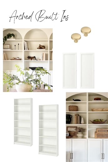 The Built Ins Project- Part One. I'm transforming these two bookcases I found on FBMP for $20 each and hoping to make the perfect custom wall which also acts as storage in our small home!They look rickety of course and need a lot of work, but I am ready for the challenge. Peep the moodboard at the end and be sure to follow @makeitlikemegs to see if I can bring it to life! #projectinspired #diyproject #secondhandfurniture #custombuild #homerenovation #fixerupper #diyer #diyinspiration #makeitlike