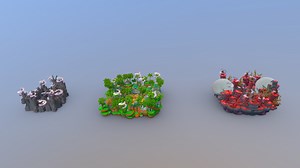 3 Boss Arenas | Pack - 3D model by Chunkity