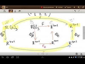 Darstellungsmatrix: Basiswechsel - Beispiel (Helen Werner)