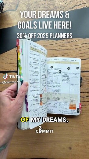 Achieve Your Dreams with My Commit30 Planner