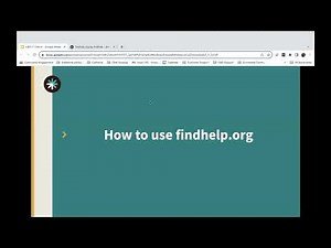 Webinar: Using the FindHelp Platform to Get Referrals and Find Resources for Families